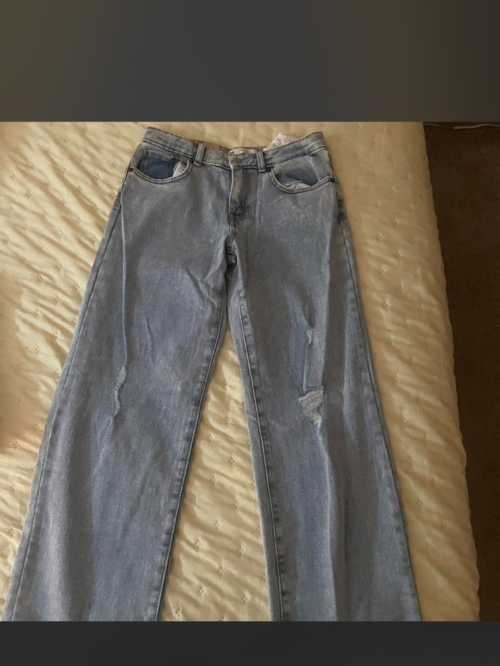 Levi's Women's Faded Blue Straight-Leg Jeans